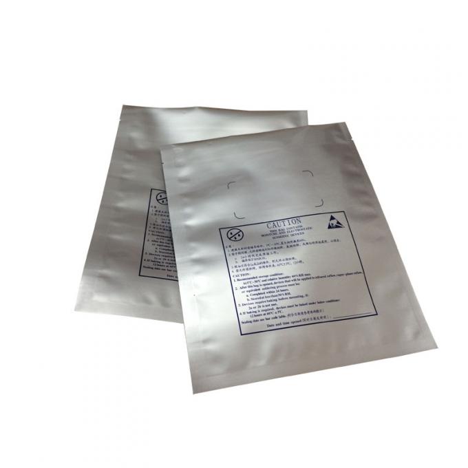 Printed Zip Lock ESD Moisture Barrier Bag , ESD Bag Sealer 6x12 Inch