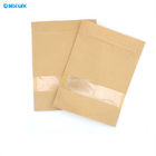 Kraft Coffee Standing Pouch Anti Leakage Food Foil Kraft Paper Bags