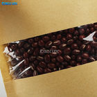 Coffee Packing Standing Pouch Foil Kraft Paper Bags with Clear Window for Food