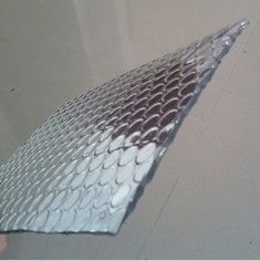 Metalised Foil Single Air Bubble Wrap Heat Insulation 3-4mm Thickness