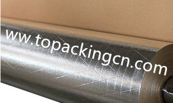 Single Side Aluminum Foil Scrim Kraft Paper Economical Grade Duct Wrap