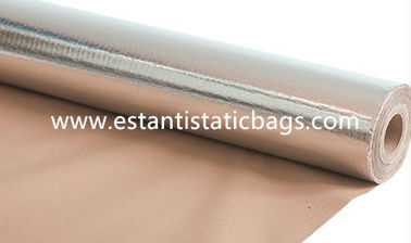 3 Way Aluminum Foil Scrim Kraft Paper 96-97% Reflectivity Customized Length