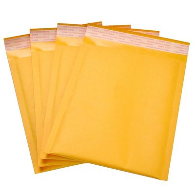 20*24cm Shock Resistance Self Adhesive Bubble Padded Shipping Bags Kraft Mailers