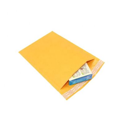 OEM Anti Shock Self Adhesive Kraft Bubble Mailer Customized size &amp; thickness