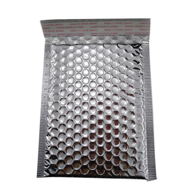 Shockproof Packaging 12*16cm OEM Metallic Bubble Mailer