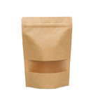Anti Leakage Standing Food Foil Scrim Kraft Paper Bags
