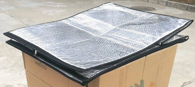 Large Size Customized Insulated Pallet Cover, 0.007mm Al Thickness