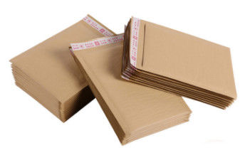 E-commerce Seal-adhesive Padded Brown paper air bubble Mailer