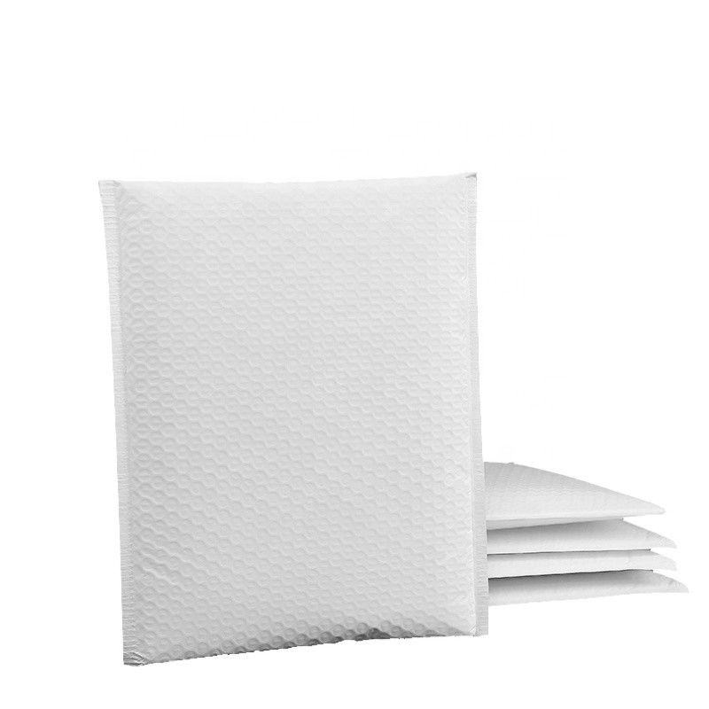 White Packaging Envelopes 120 Micron Recyclable Shockproof Padded Bubble Mailers